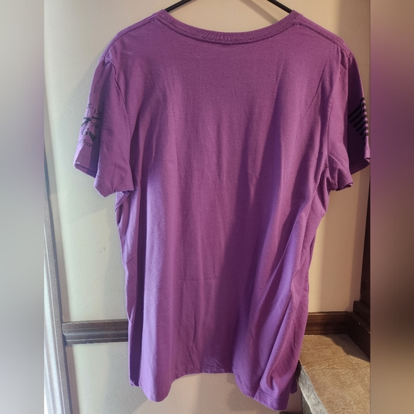 Grunt Style Purple Basic T Shirt 3xl XXXL Fitted - Picture 2 of 3